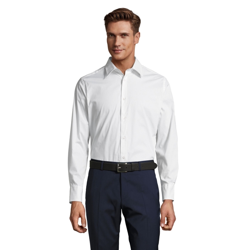 CHEMISE HOMME STRETCH MANCHES LONGUES