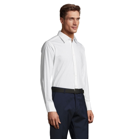 CHEMISE HOMME STRETCH MANCHES LONGUES