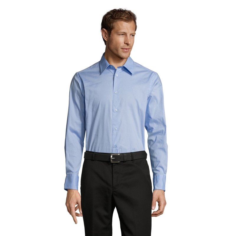 CHEMISE HOMME STRETCH MANCHES LONGUES