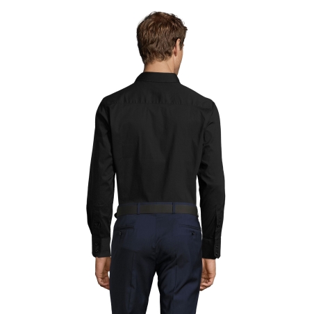 CHEMISE HOMME STRETCH MANCHES LONGUES