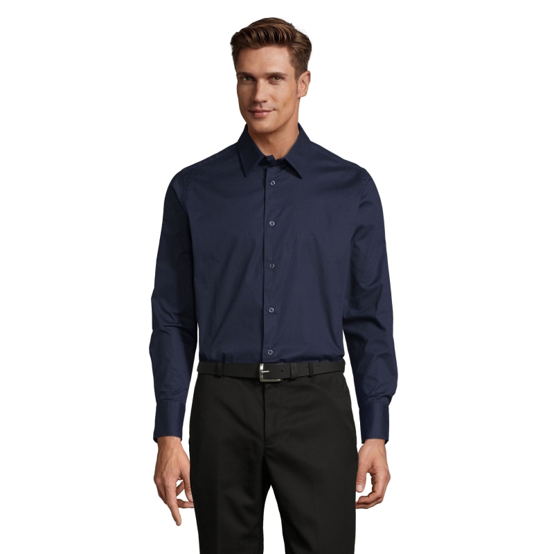 CHEMISE HOMME STRETCH MANCHES LONGUES