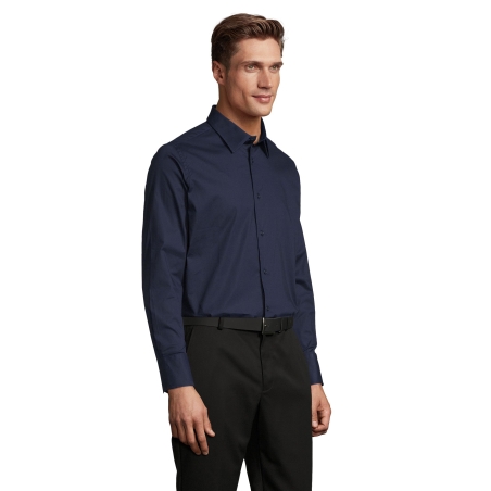 CHEMISE HOMME STRETCH MANCHES LONGUES