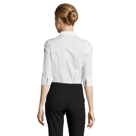 CHEMISE FEMME STRETCH MANCHES 3/4