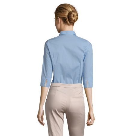 CHEMISE FEMME STRETCH MANCHES 3/4