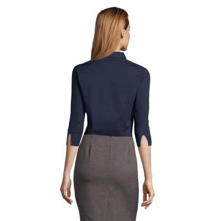 CHEMISE FEMME STRETCH MANCHES 3/4