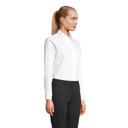 CHEMISE FEMME STRETCH MANCHES LONGUES