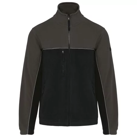 Veste micropolaire bicolore écoresponsable unisexe