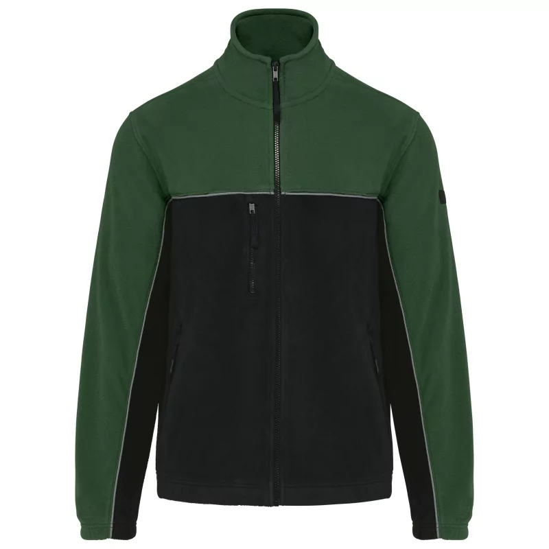 Veste micropolaire bicolore écoresponsable unisexe