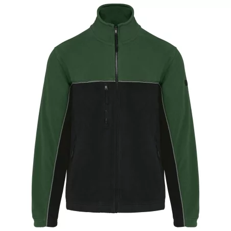 Veste micropolaire bicolore écoresponsable unisexe