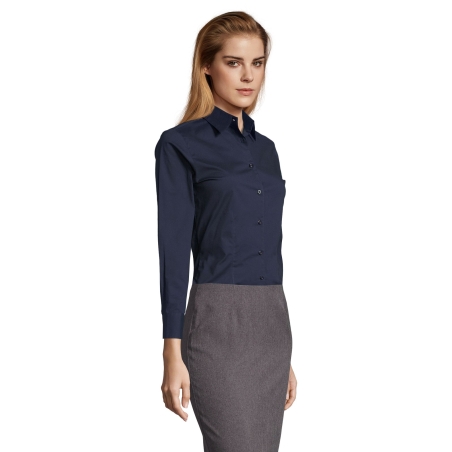 CHEMISE FEMME STRETCH MANCHES LONGUES