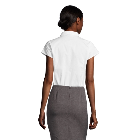 CHEMISE FEMME STRETCH MANCHES COURTES