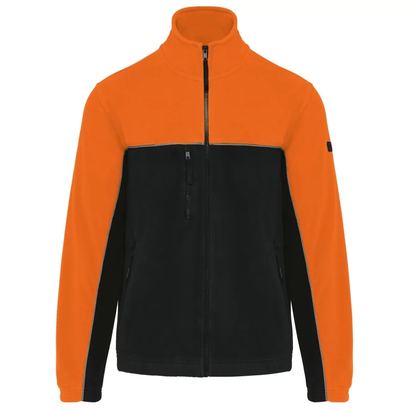 Veste micropolaire bicolore écoresponsable unisexe