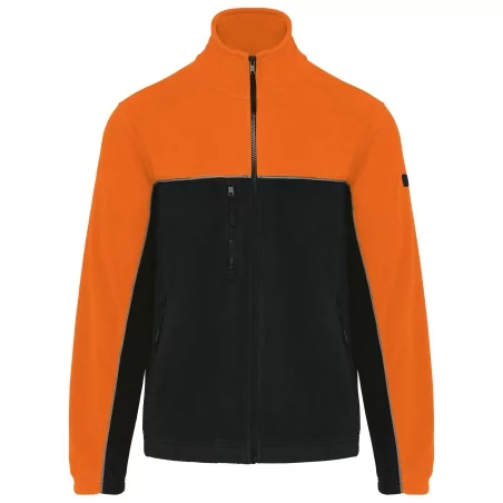 Veste micropolaire bicolore écoresponsable unisexe