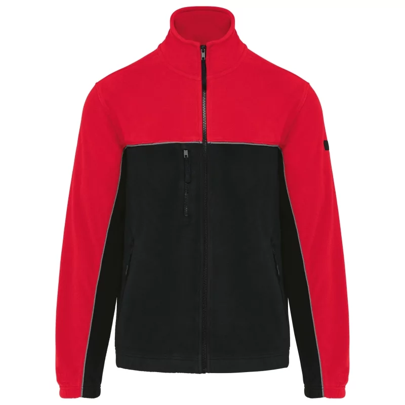 Veste micropolaire bicolore écoresponsable unisexe