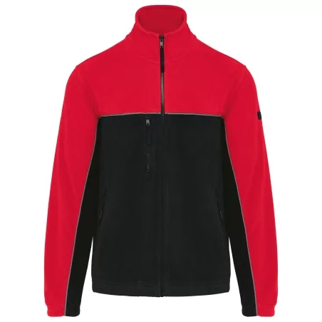 Veste micropolaire bicolore écoresponsable unisexe