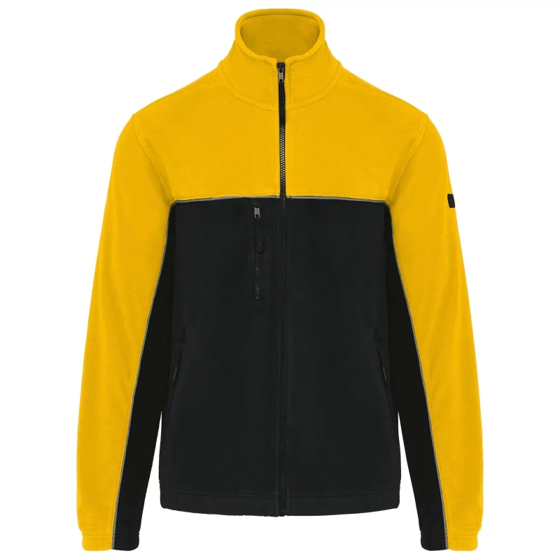 Veste micropolaire bicolore écoresponsable unisexe