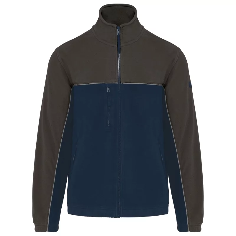 Veste micropolaire bicolore écoresponsable unisexe