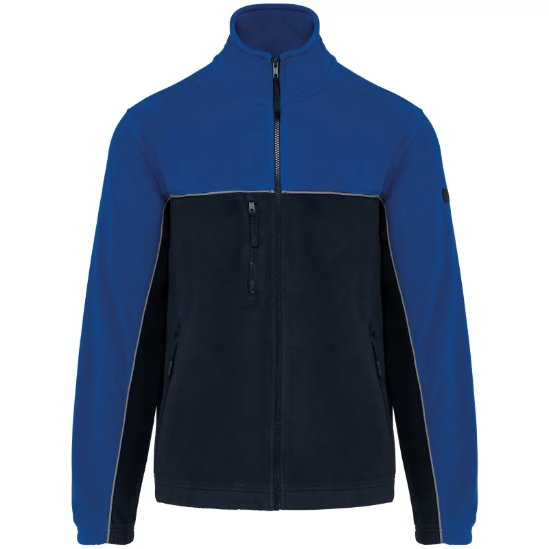 Veste micropolaire bicolore écoresponsable unisexe