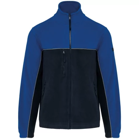 Veste micropolaire bicolore écoresponsable unisexe