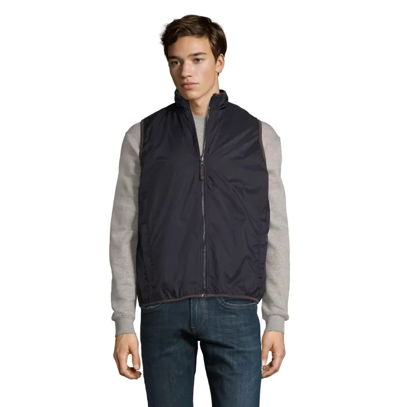 BODYWARMER UNISEXE RÉVERSIBLE CONTRASTÉ