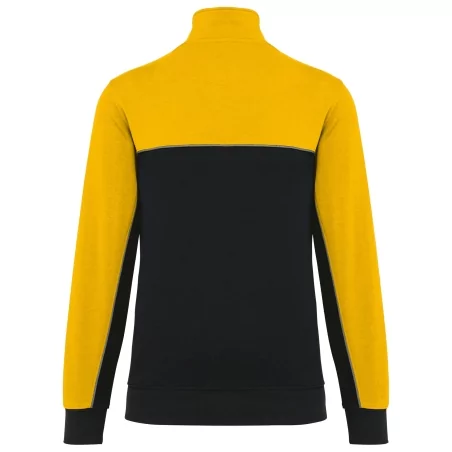 Sweat-shirt écoresponsable col zippé unisexe