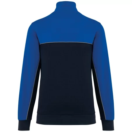 Sweat-shirt écoresponsable col zippé unisexe