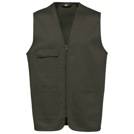 Gilet polycoton multipoches unisexe