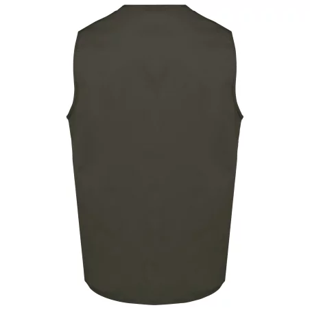 Gilet polycoton multipoches unisexe