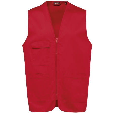 Gilet polycoton multipoches unisexe