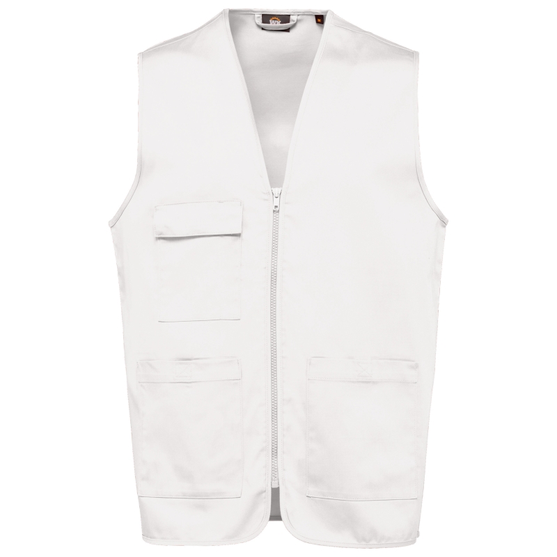 Gilet polycoton multipoches unisexe