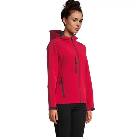 SOFTSHELL FEMME À CAPUCHE
