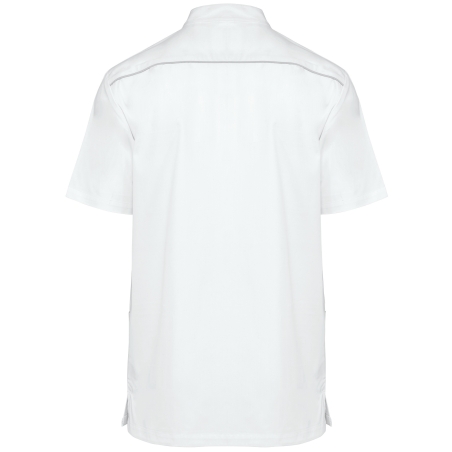 Blouse polycoton avec boutons-pression homme