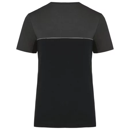 T-shirt bicolore écoresponsable manches courtes unisexe