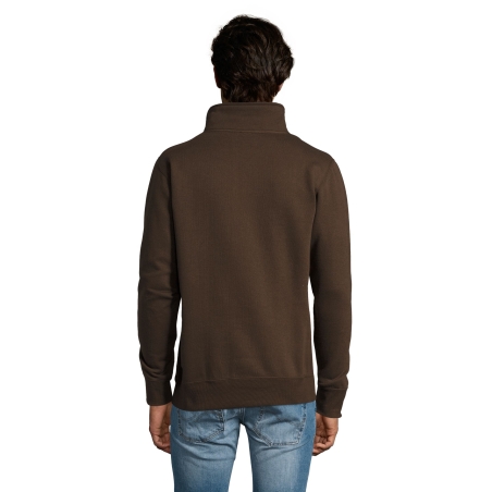 SWEAT-SHIRT HOMME COL CAMIONNEUR (1/4 ZIP)