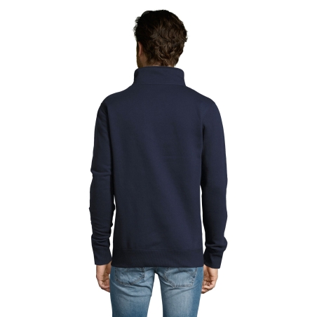 SWEAT-SHIRT HOMME COL CAMIONNEUR (1/4 ZIP)