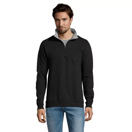 SWEAT-SHIRT HOMME COL CAMIONNEUR (1/4 ZIP)
