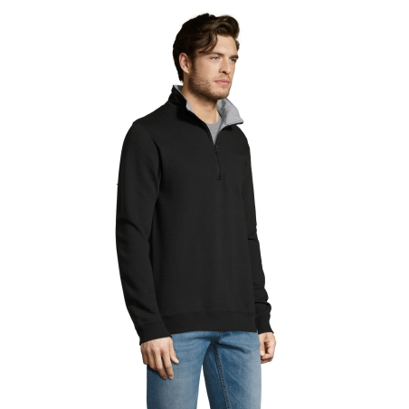 SWEAT-SHIRT HOMME COL CAMIONNEUR (1/4 ZIP)