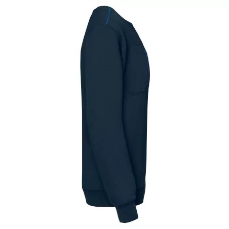 Sweat-shirt Day To Day zip poche contrastée unisexe