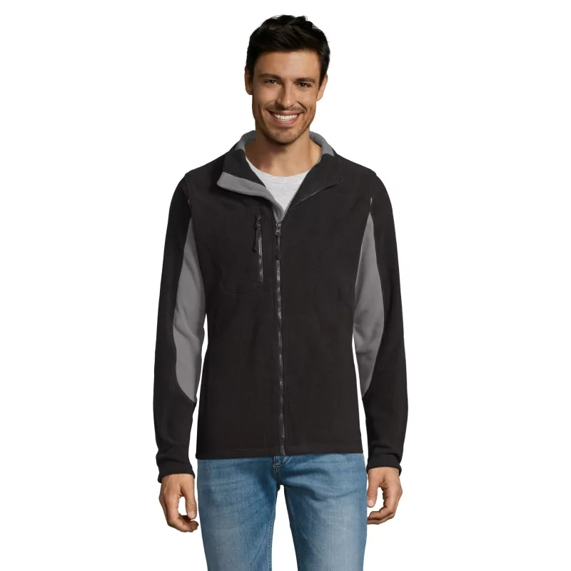 VESTE POLAIRE BICOLORE ZIPPÉE HOMME