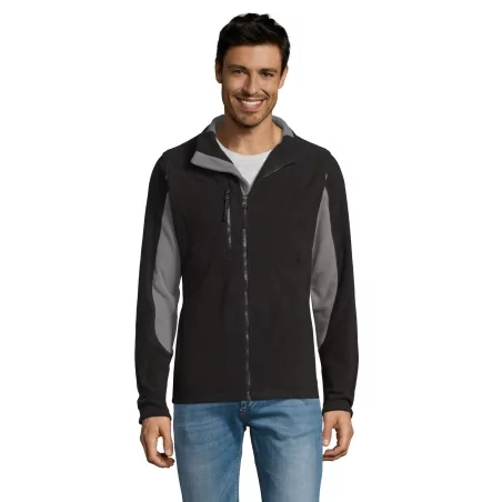 VESTE POLAIRE BICOLORE ZIPPÉE HOMME