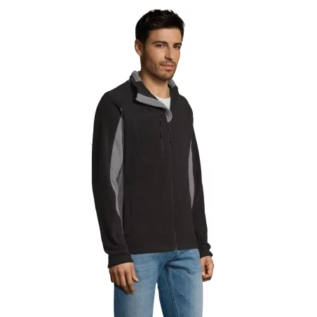 VESTE POLAIRE BICOLORE ZIPPÉE HOMME