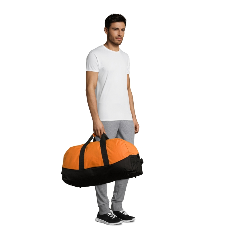 SAC DE VOYAGE/SPORT EN POLYESTER BICOLORE 600D