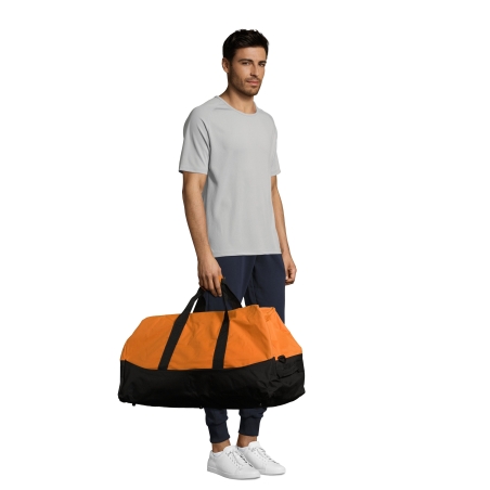 SAC DE VOYAGE/SPORT EN POLYESTER BICOLORE 600D