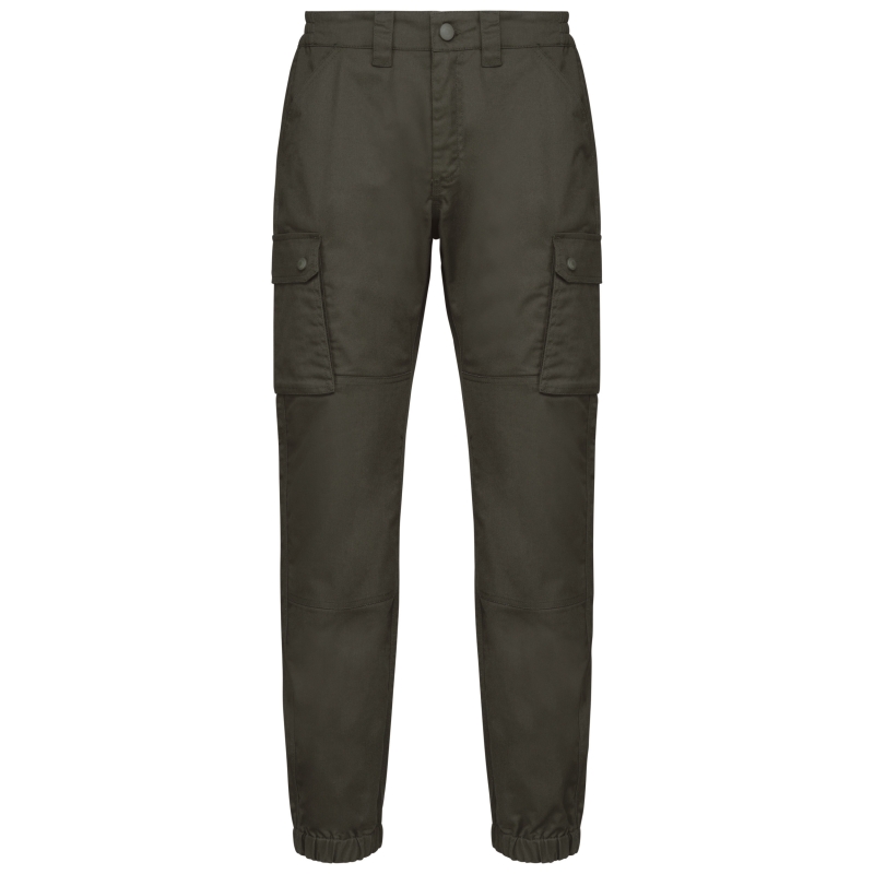 Pantalon cargo unisexe avec bas élastiqué