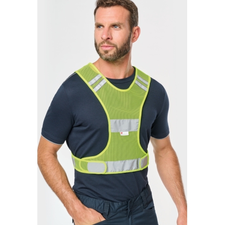 Gilet en filet fluorescent