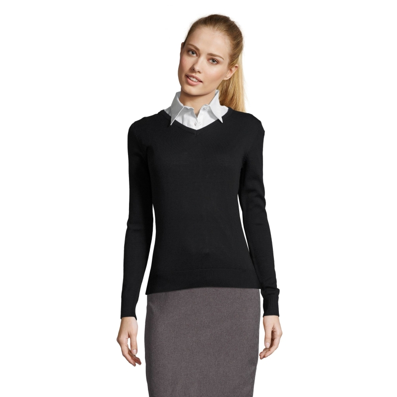 PULL COL V FEMME