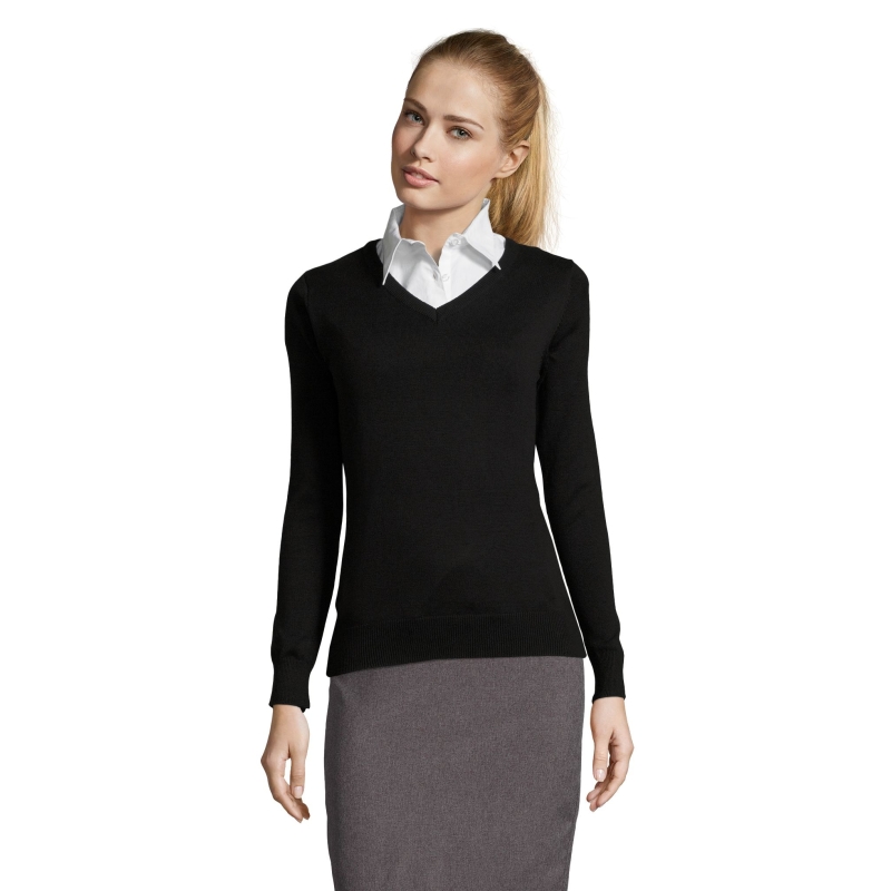 PULL COL V FEMME