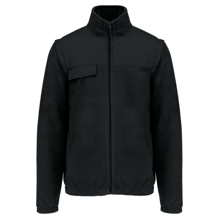 Veste polaire manches amovibles homme