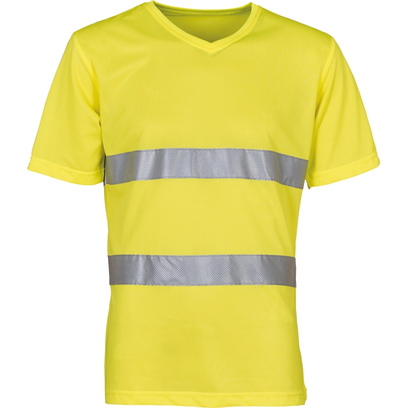 T-shirt col V haute visibilité Top Cool