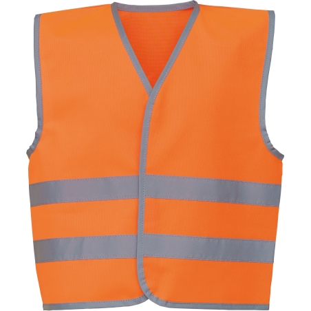 Gilet avec bordures et bandes réfléchissantes